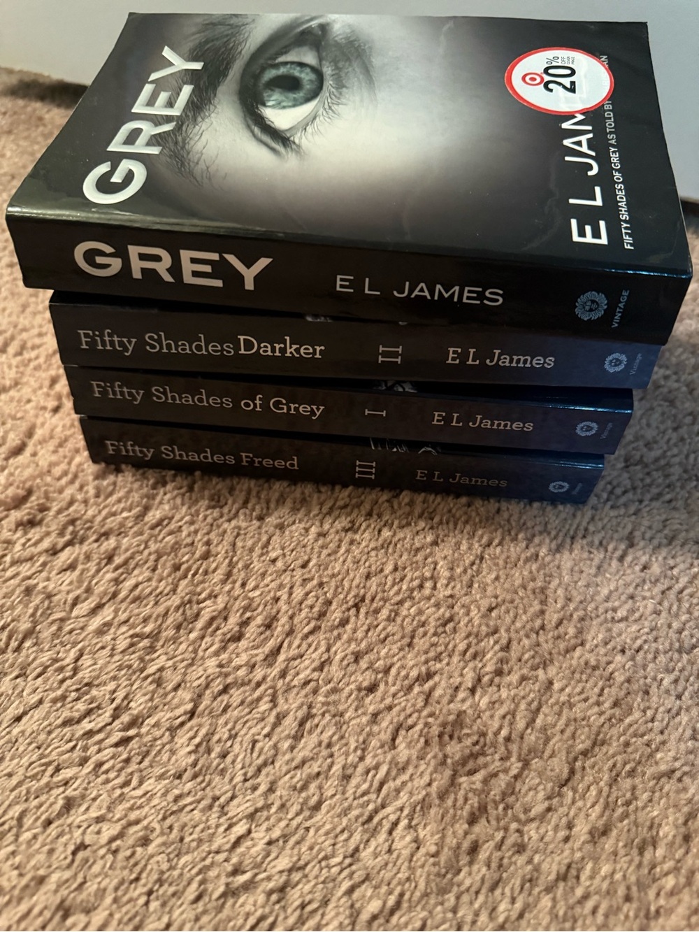 Fifty Shades Book Set (Grey/Black) by E L James - Picture 2 of 3